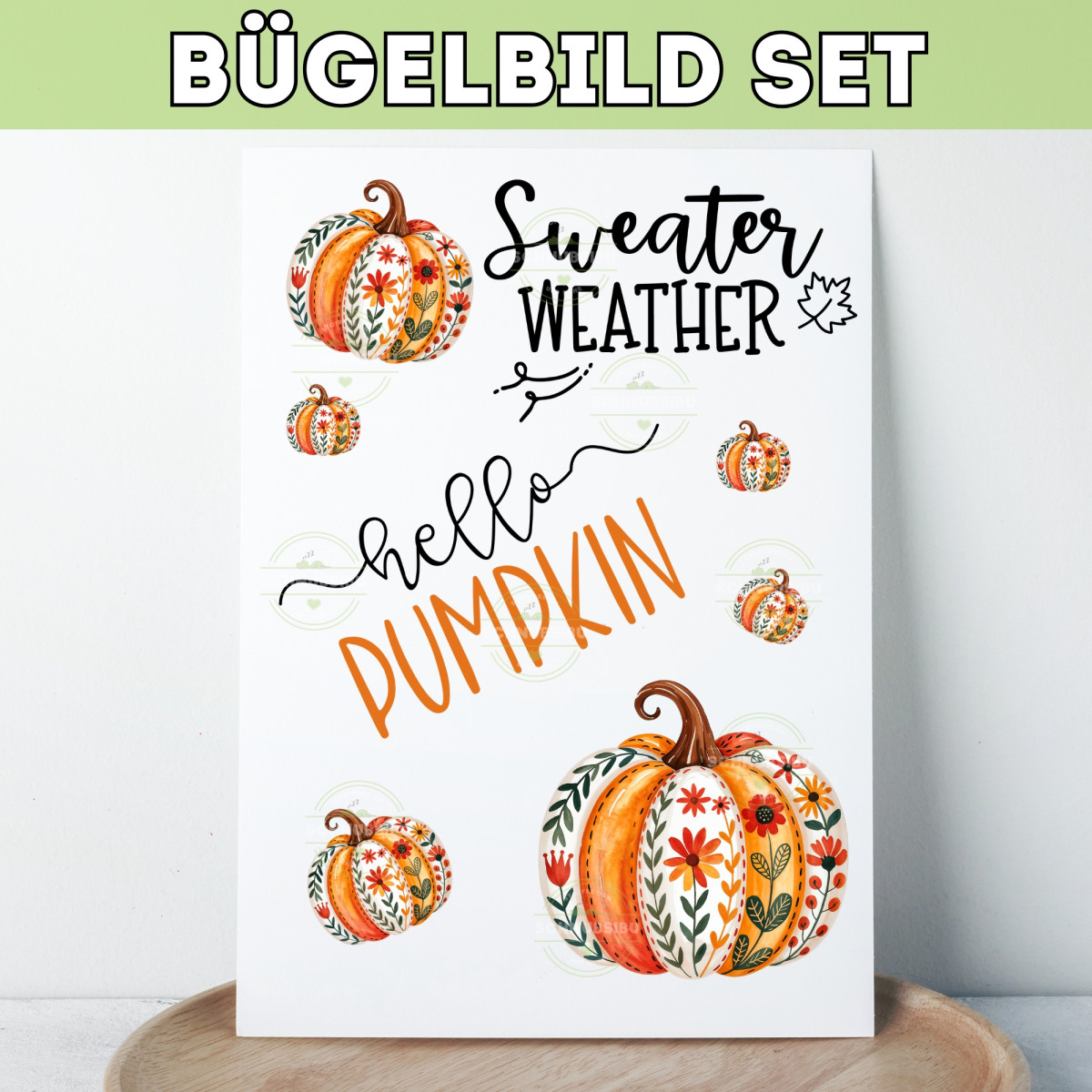 Bügelbild Halloween/Herbst VB Set